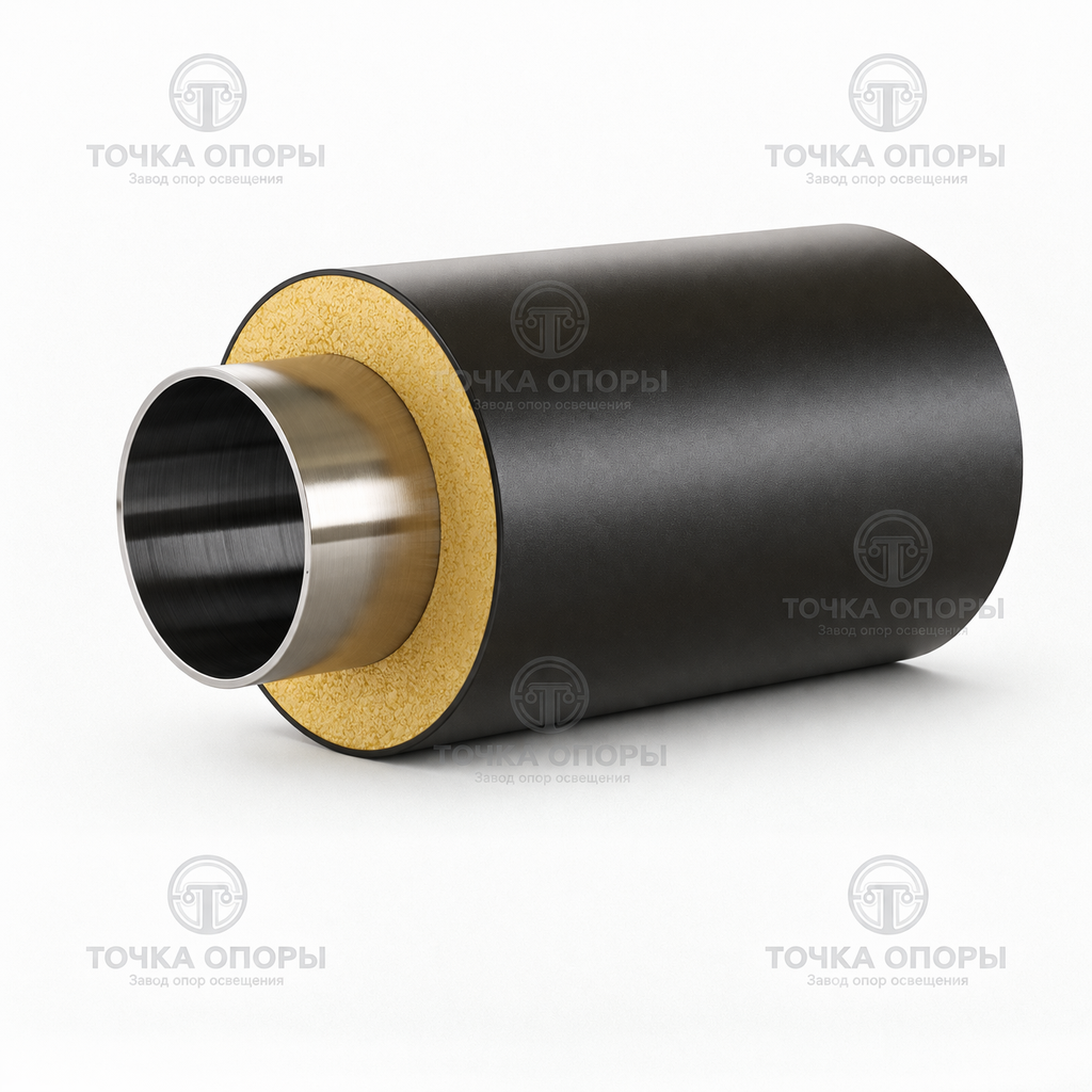 Труба стальная бесшовная в ППУ-изоляции 720х8 мм ГОСТ 30732-2006