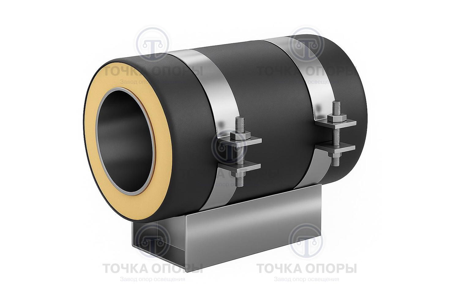 Скользящая опора СПОк 820/1000.150 подкладная канальная для труб в ППУ