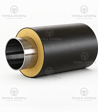 Труба стальная оцинкованная в ППУ-изоляции 25х2,5 мм ГОСТ 30732-2006