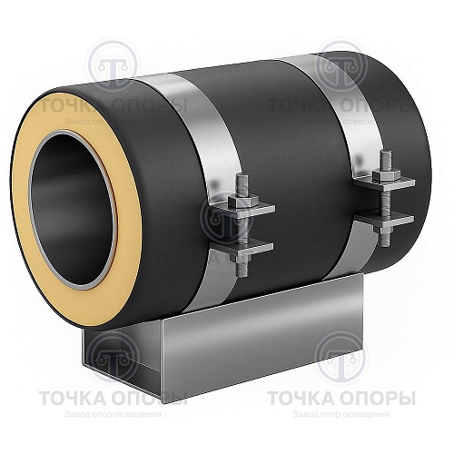 Скользящая опора СПОк 426/560.150 подкладная канальная для труб в ППУ