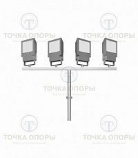 К61-0,2-2,0 однорожковый торшерный (парковый) кронштейн