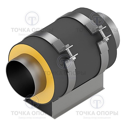 Скользящая опора СПО 133/225.150 подкладная для труб в ППУ